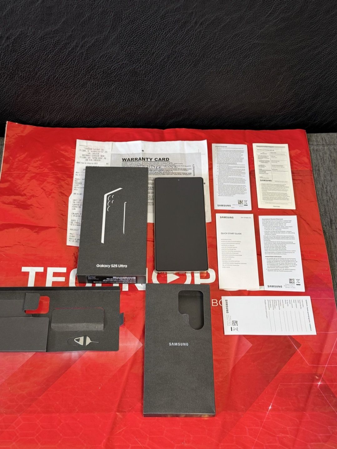 КАТО НОВ 512GB Samsung S25 Ultra Technopolis Гаранция 2027 Gray
