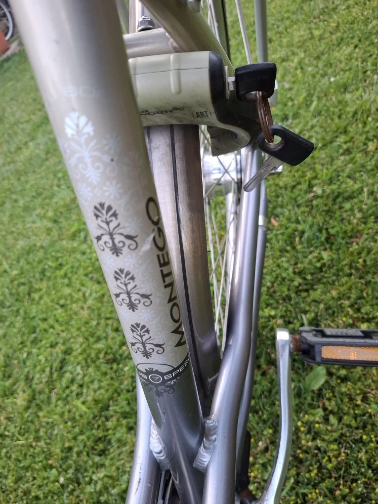 Bicicletă aluminiu dama 28