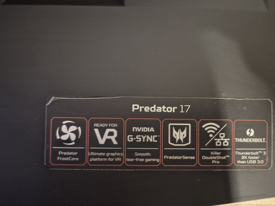 Laptop gaming Acer Predator 17 I7 Gtx 1070
