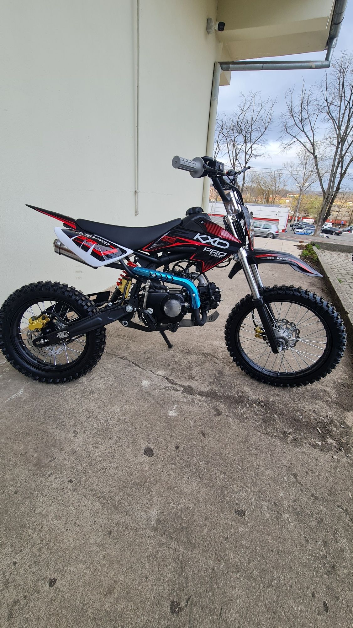 Cross MOTOCROSS ENDURO KXD PRO GERMANY 607 kickstart 125cc 4 timpi Nou