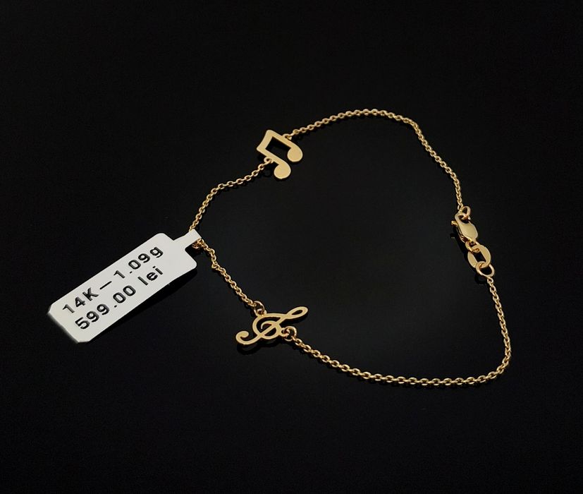 Bijuteria Royal bratara din aur 14k 1.09