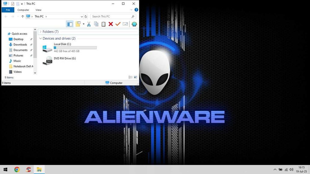 Vand Notebook Dell AMD/4GB DDR3/HDD500GB/AMD HD4250/WiFi/W10 la 200lei