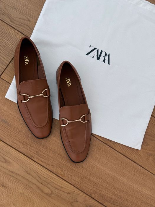 Мокасини Zara с противопрахова торбичка