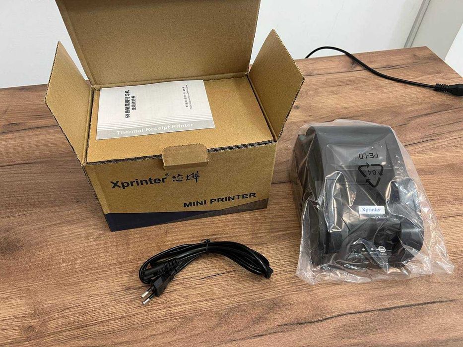 Новый чековый принтер 58мм Xprinter XP-58IIH (USB) + Гарантия 1 мес.