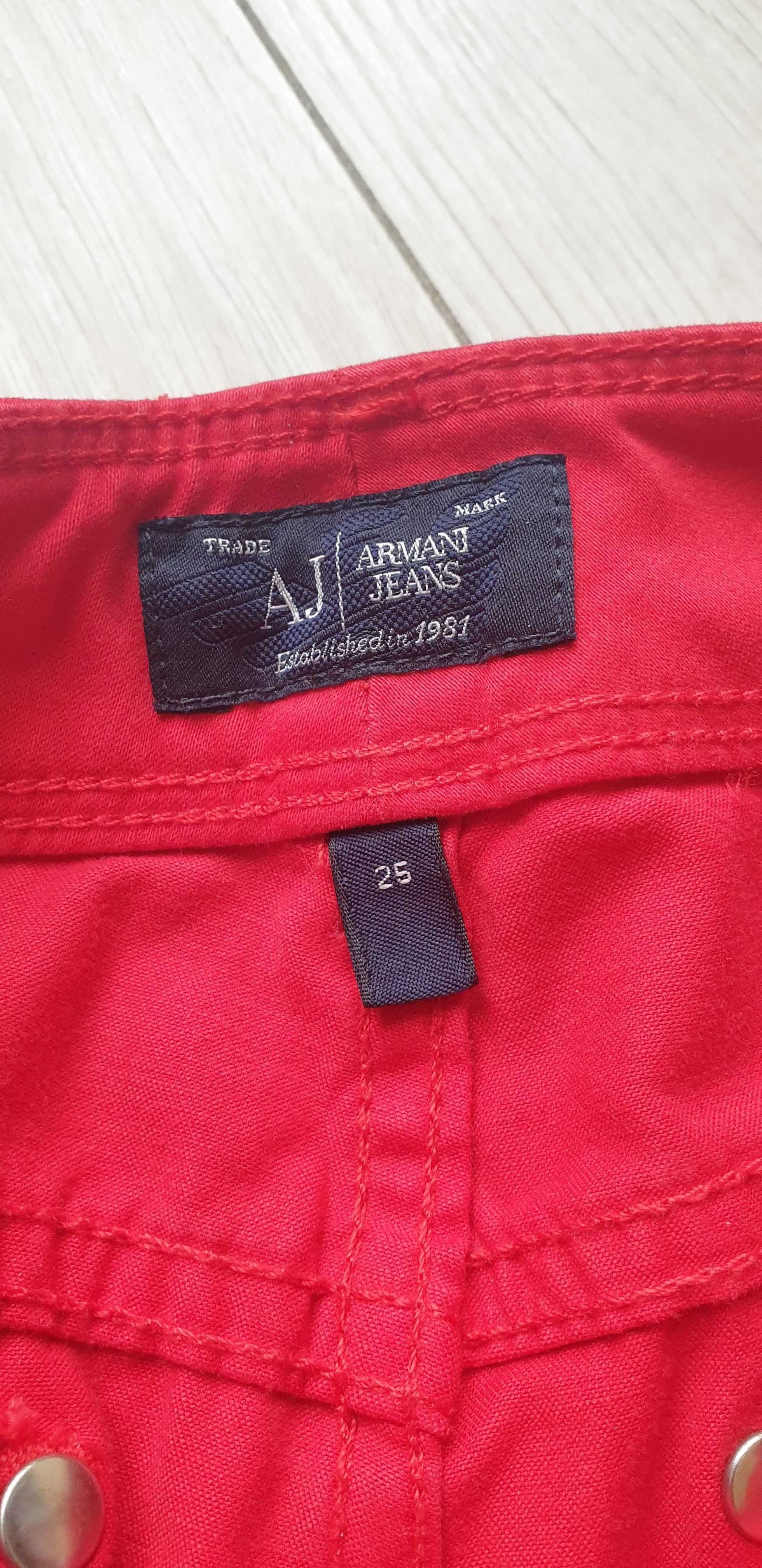 Червени дънки Armani Jeans, размер 25