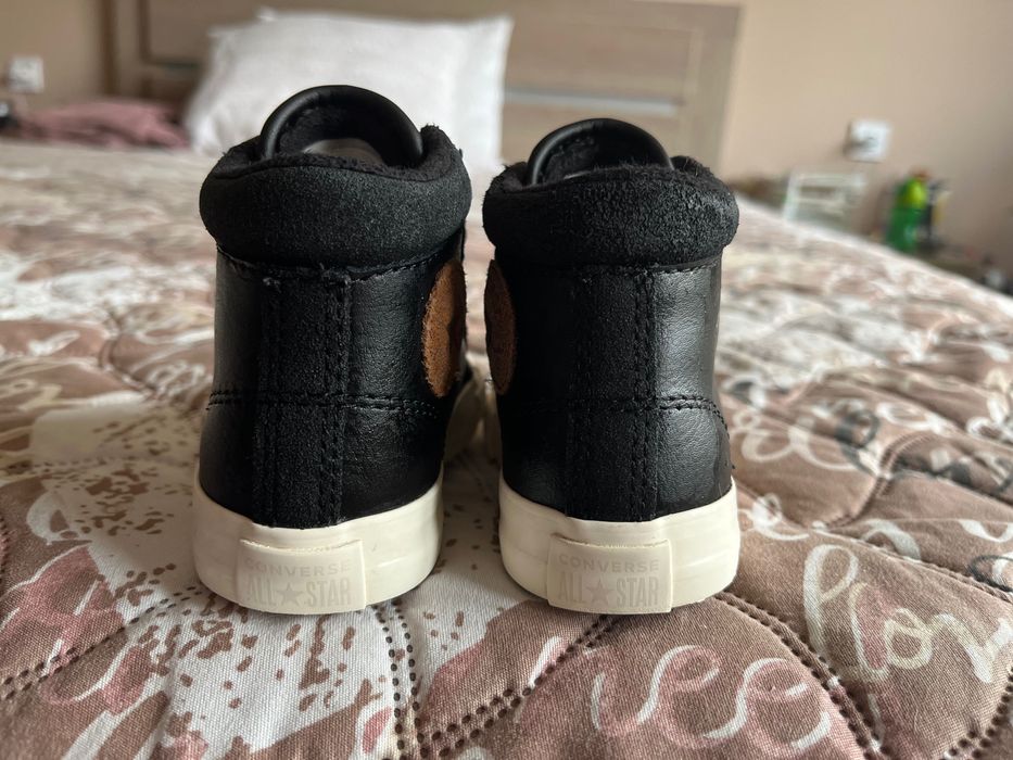 Детски кожени кецове Converse