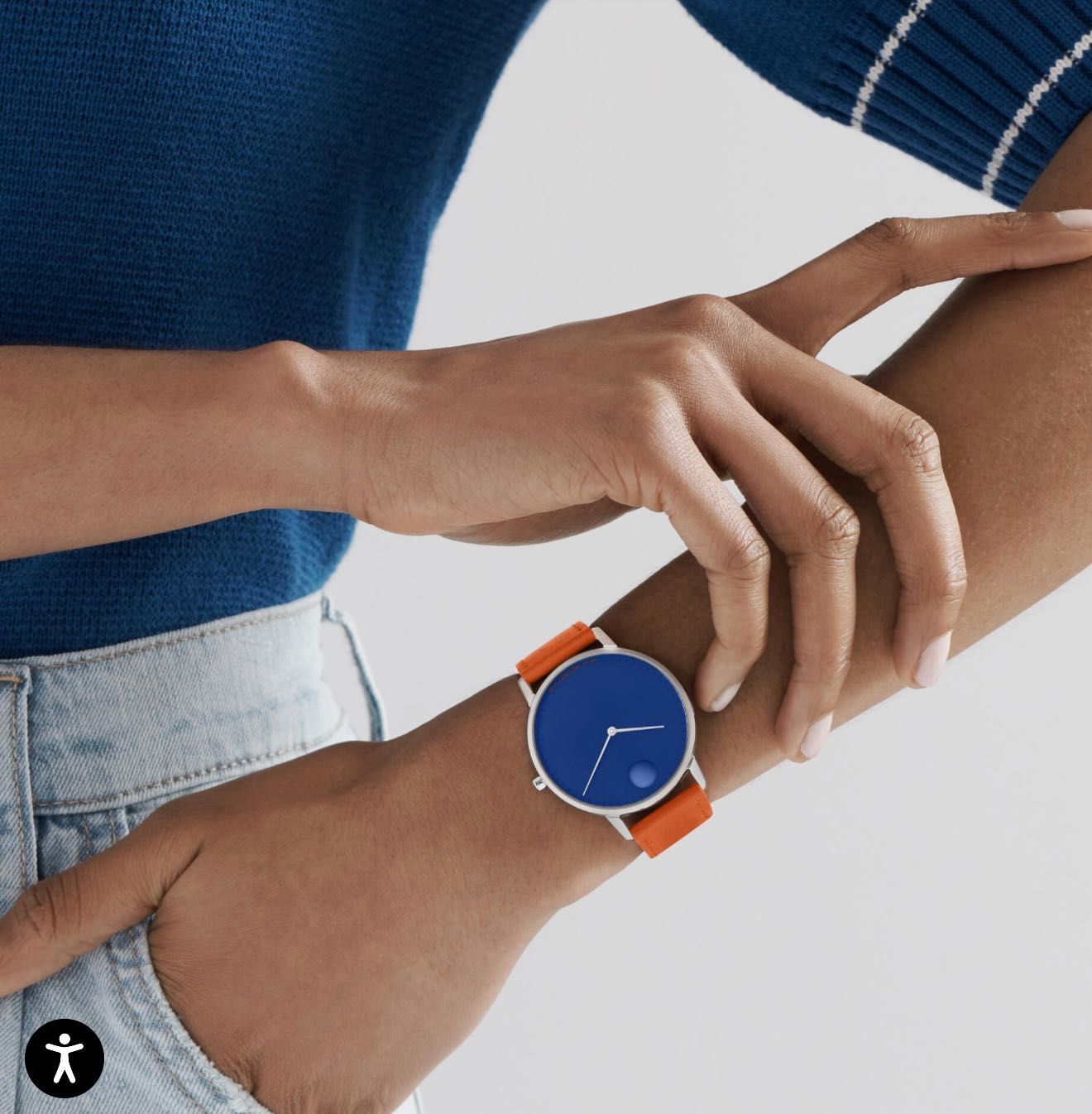Унисекс часовник Мовадо/Movado 41 mm циферблат НОВ