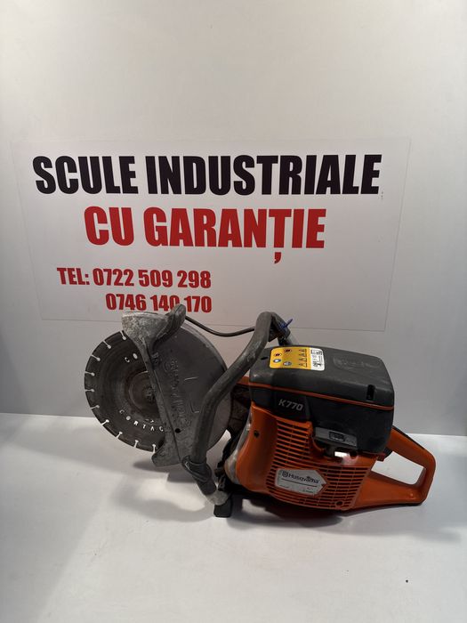 Husqvarna k770 an 2022 disc 300mm taiat asfalt beton pavele borduri