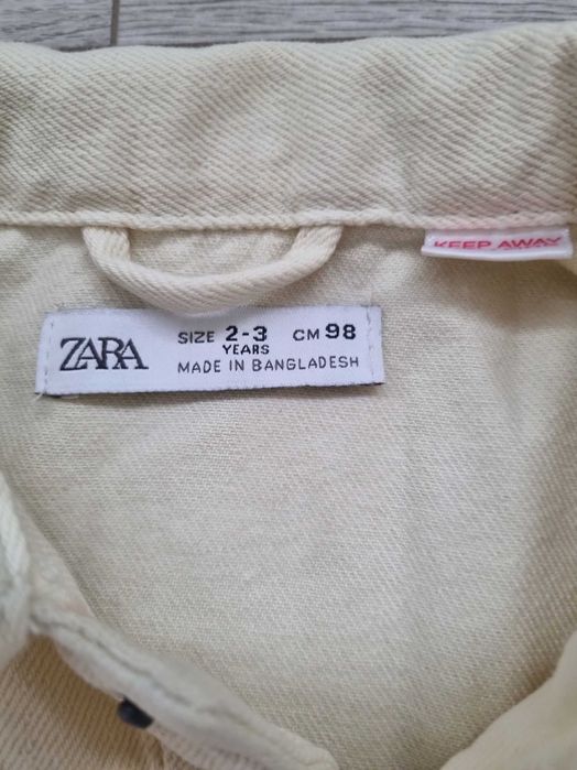 Geaca Zara denim 98 cm