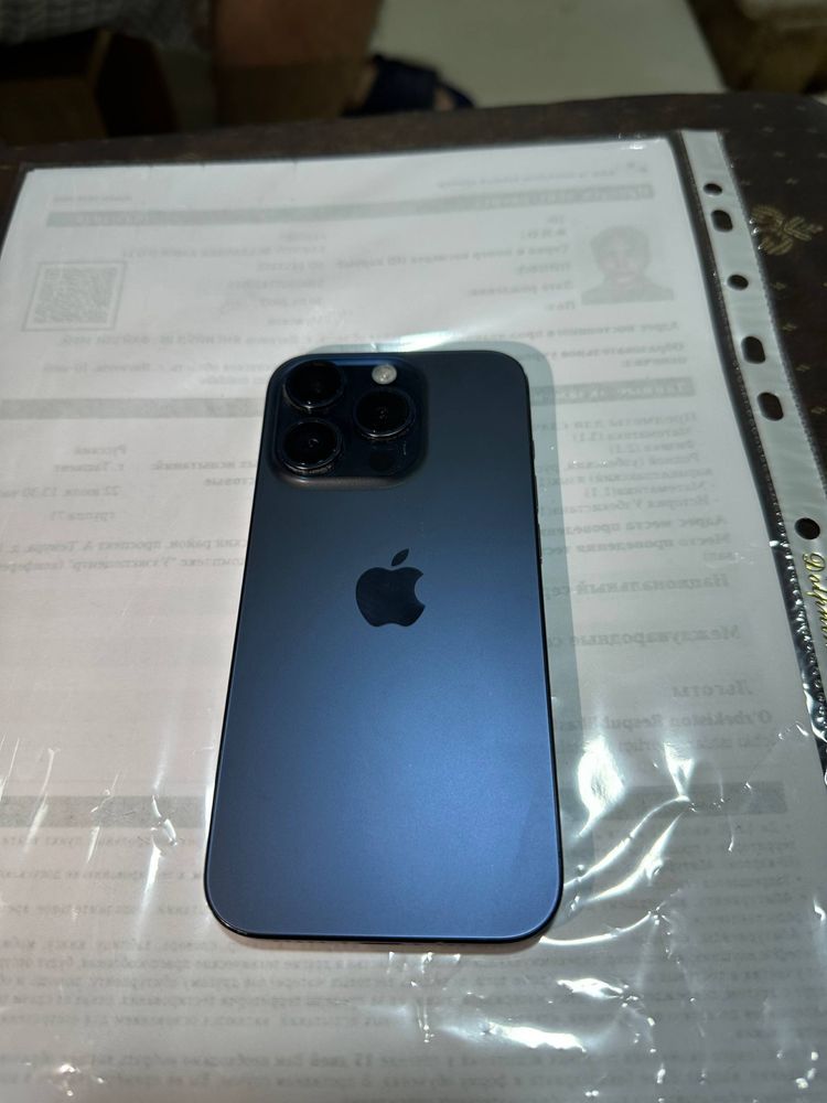 Iphone 15 pro siniy