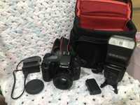 Canon 7d+50mm+вспышка+флешка+сумка