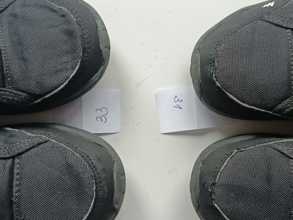 Зимни топли ботуши, водоустойчиви, за преходи в сняг, черни - 31 и 33