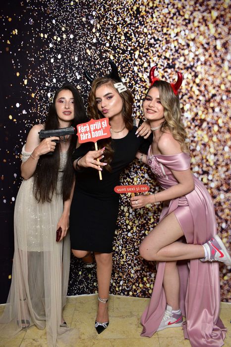 Cabina foto oglinda foto Fum greu /Platforma 360 Baloane cu fum