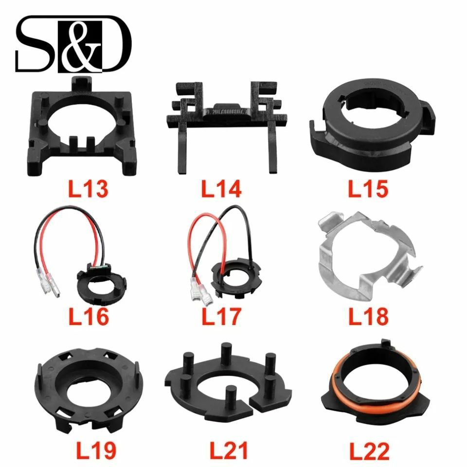 Adaptoare/Inele Bec Led Cu Soclu:H1,H3,H4,H7,H8,H9,H11,9005,9