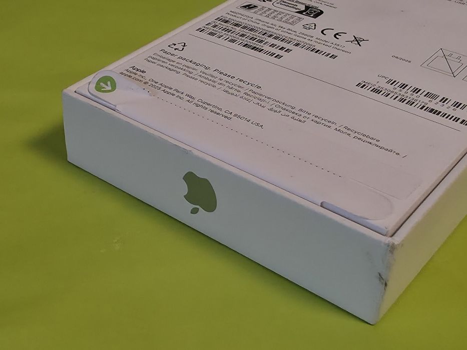 ЗАПЕЧАТАН 256GB iPhone Air Yettel Гаранция 2028г. Sky Blue / Син