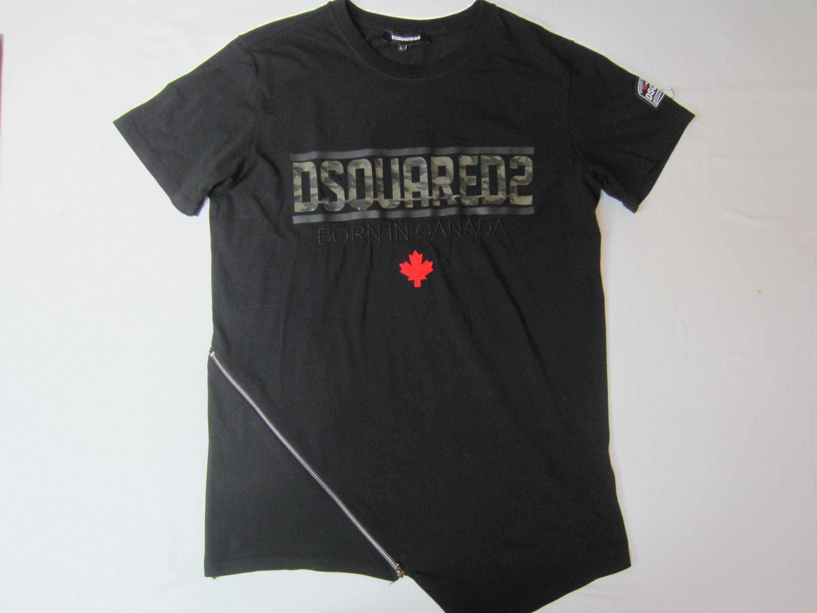 Tricou Dsquared2, masura L, 95%Bumbac+5%Elasthan,stare f. buna- ca nou