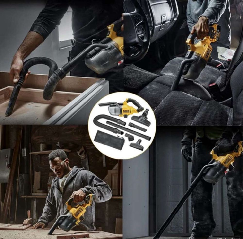 Аккумуляторный пылесос Dewalt DCV501, беспроводной, 18-20V