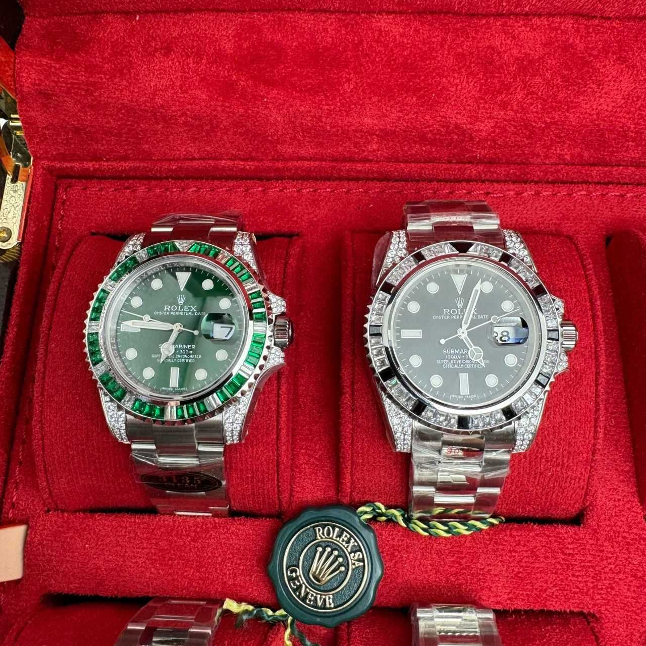 Rolex Submariner/GMT пълен диамант