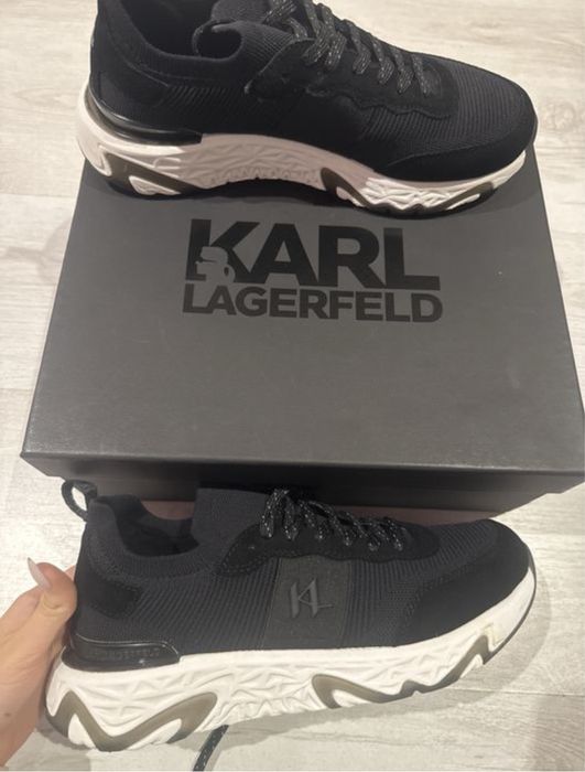 Черни маратонки Karl Lagerfeld
