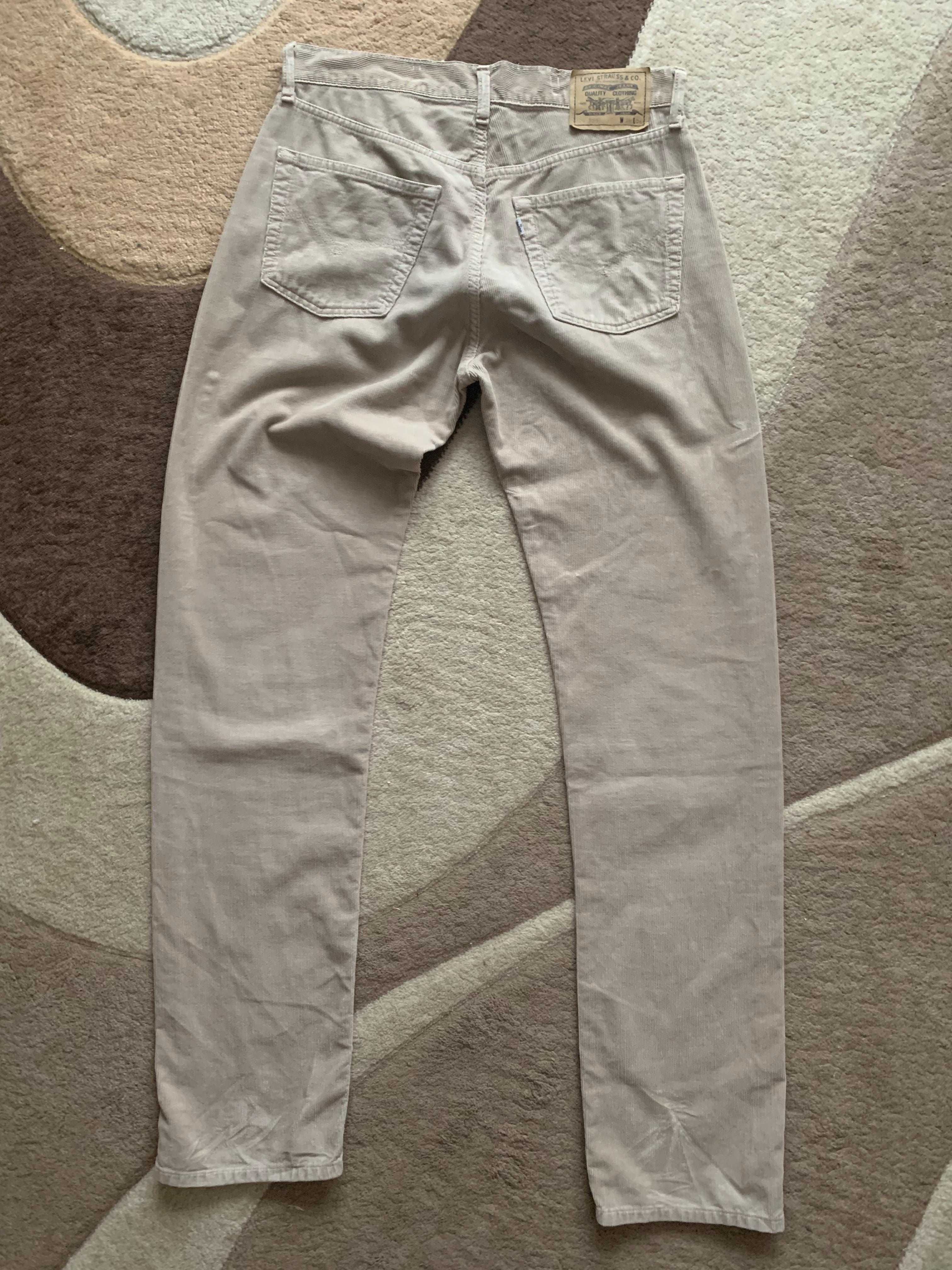 Pantaloni Coroiati Vintage 90s Levis Levi's White Tab