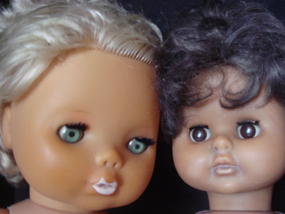 Куклы Германия прошлого века 55 см длина брюнетка и блондинка