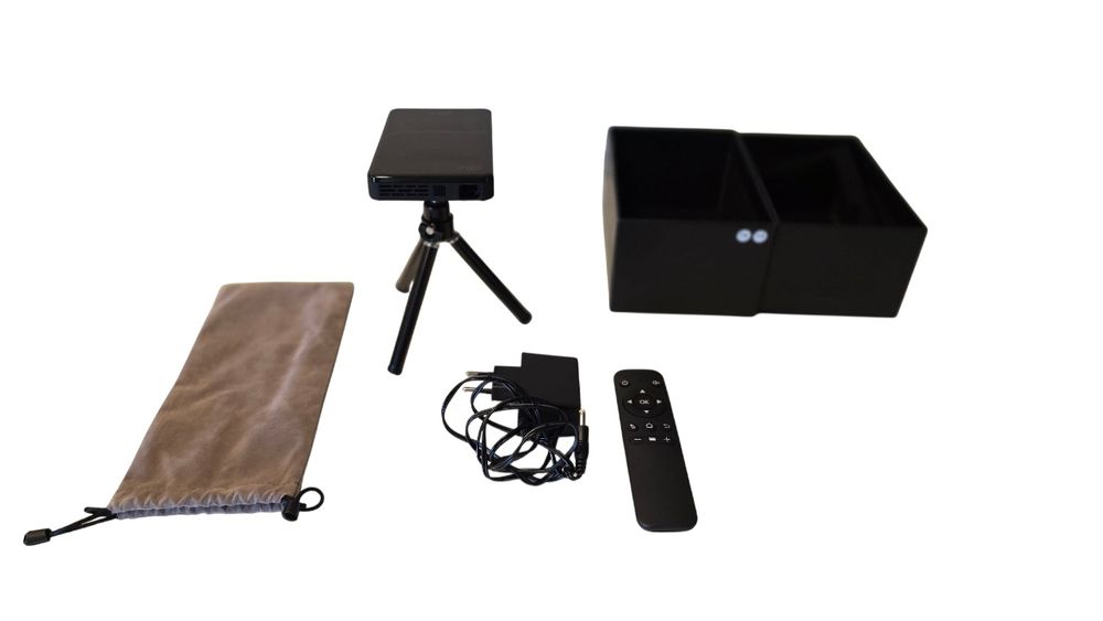 Mini Videoproiector Smart P09-II - Android 9.0, Suport 4K, Wi-Fi, 3D -