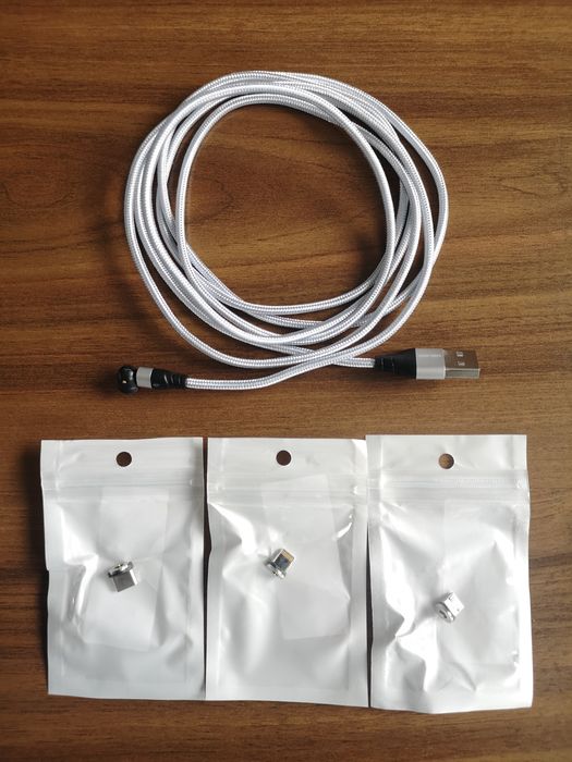 Cablu Magnetic USB iluminat, încarcare + date