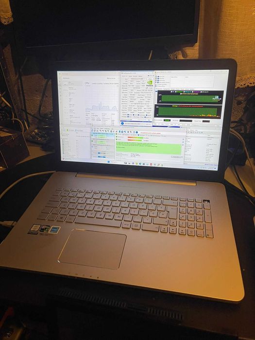 Laptop ASUS N752V i7-6700HQ 16GB RAM GTX 950M 4GB HDD+SSD 17.3”