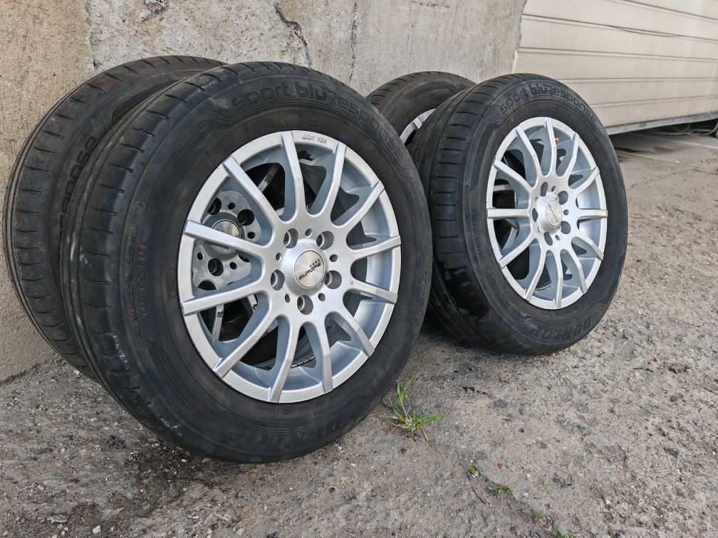 Джанти 15" 6J et45 5X100 WV Seatс гуми 195/65/15 Dunlop