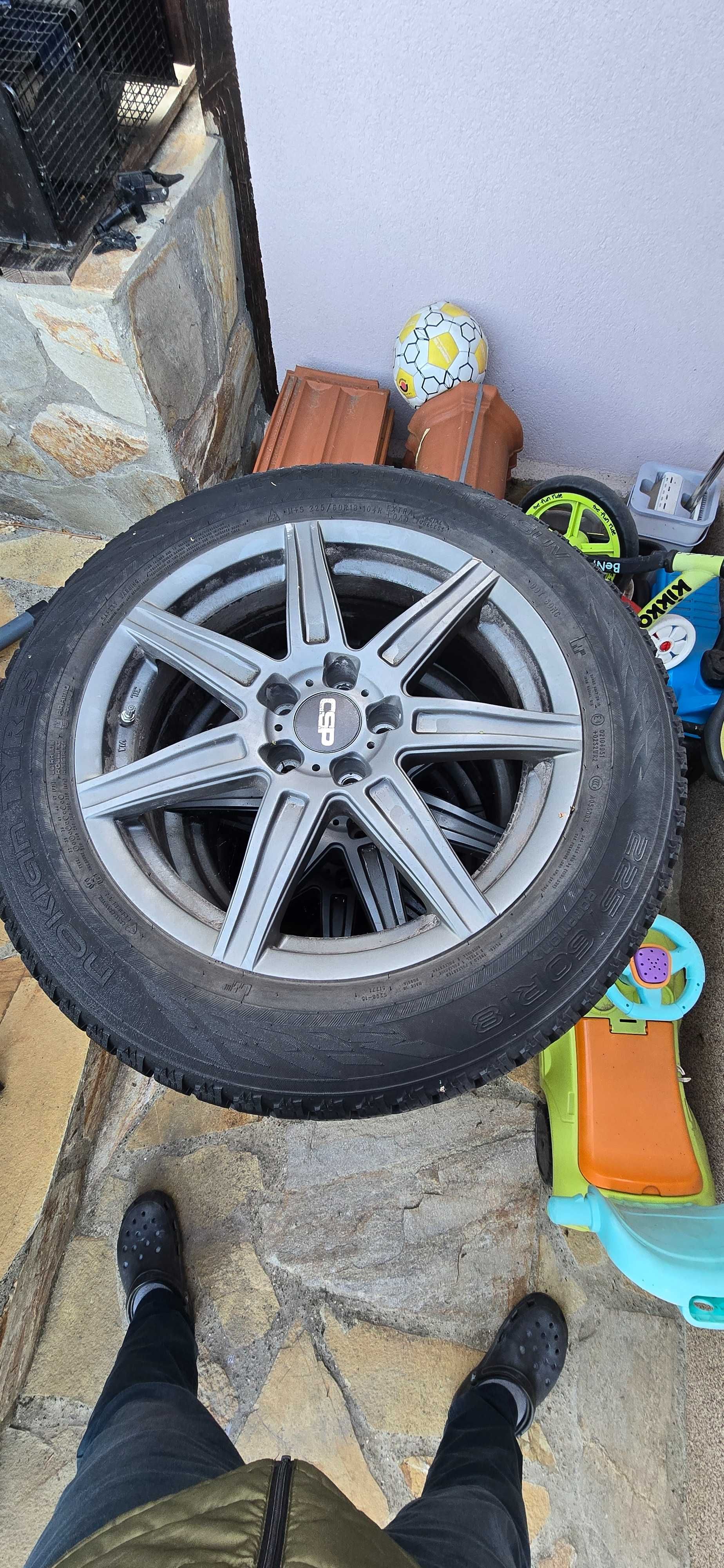 Джанти със зимни гуми 18" и датчици за Toyota Rav 4 2019 - 2024