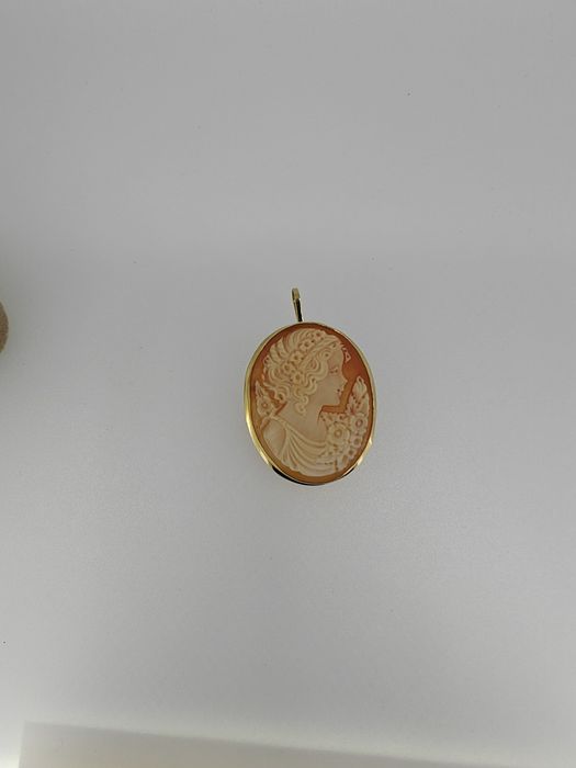 Pandantiv/broșă aur 18k 3.61gr (r)