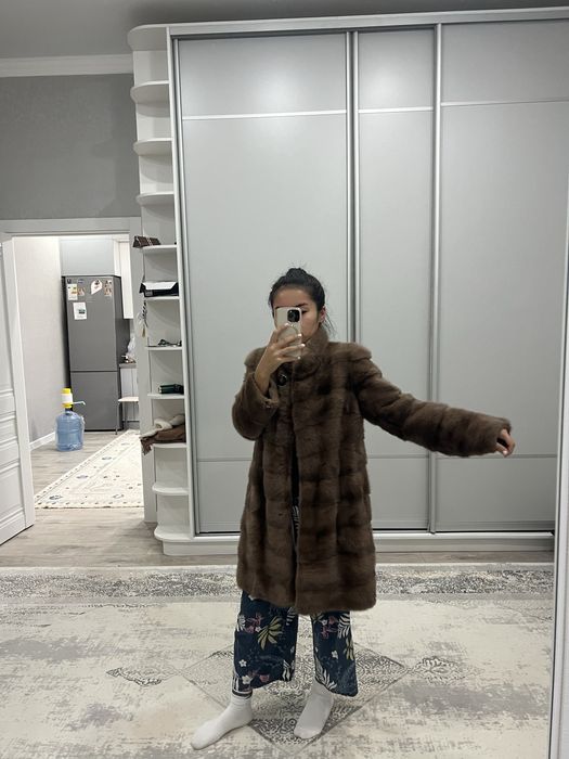 Норковая шуба в отличном состоянии