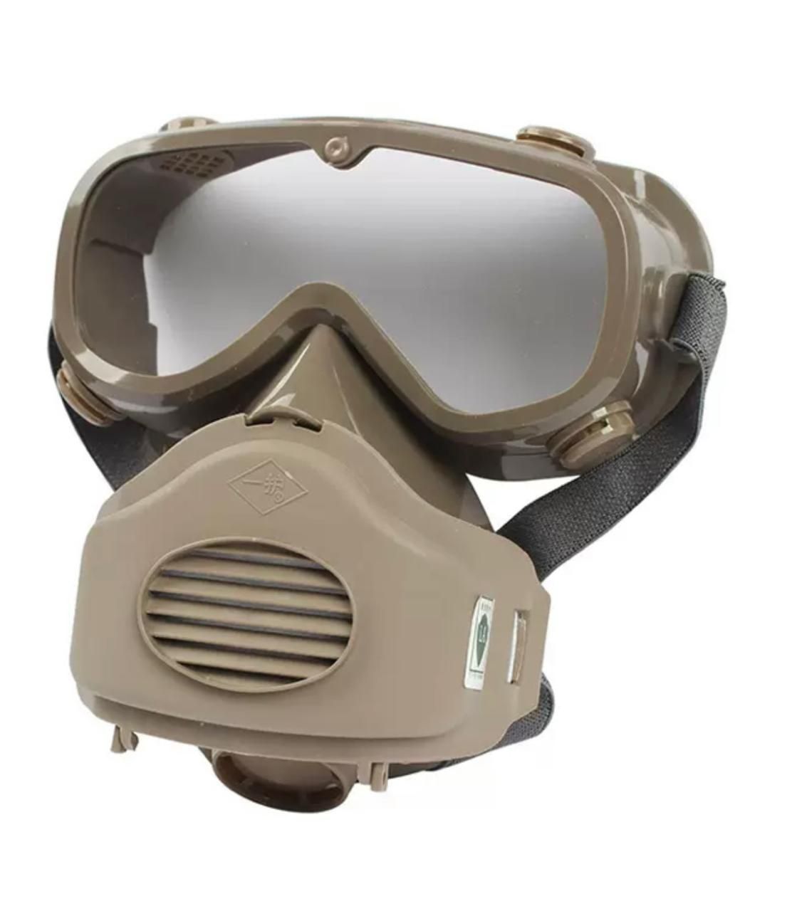 Полнолицевой респиратор с очками защита от пыли