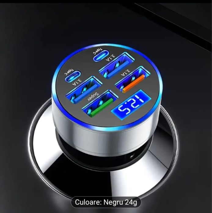 Incarcator rapid pentru masina cu afisaj digital