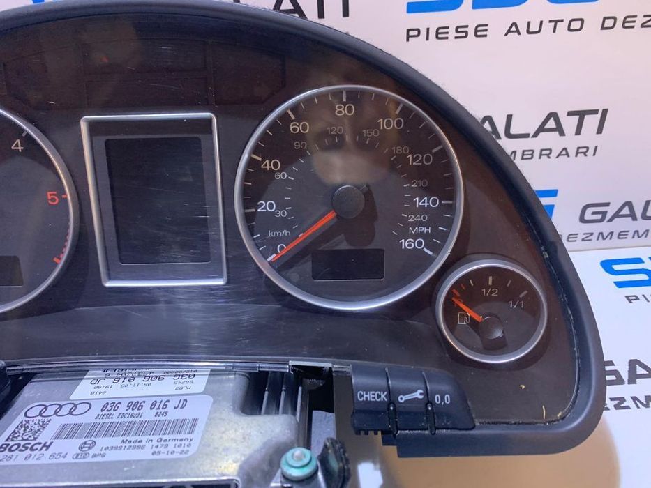 Kit Pornire ECU Calculator Motor Audi A4 B7 2.0TDI BRE 2004 - 2008 Cod 03G906016JD / 0281012654