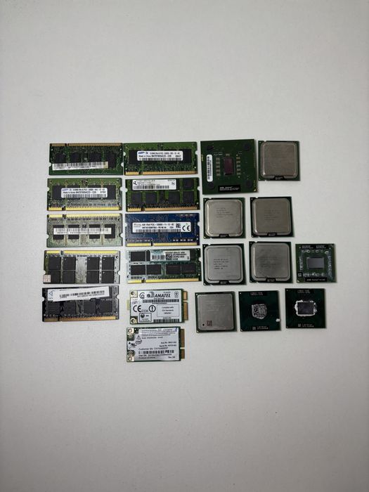 Procesor Intel Pentium, Celeron, AMD Athlon si placute memorie RAM