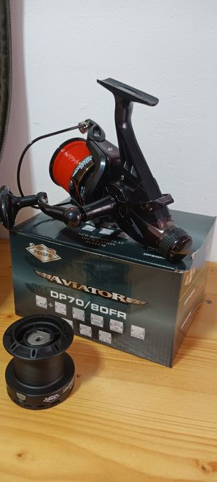 Set 4 Mulinete AVIATOR DP70 10+1 Rulmenti cu BaitRunner Echipate cu Fi