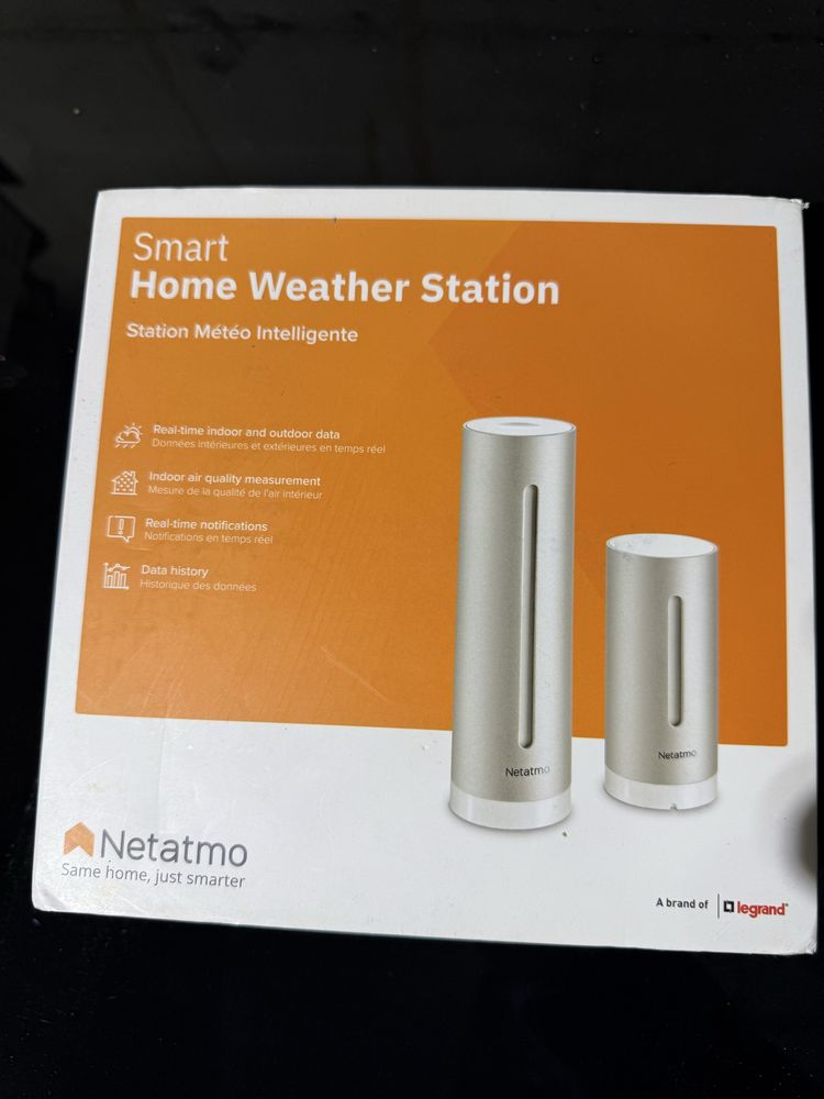Statie meteo smart Netatmo de interior si exterior