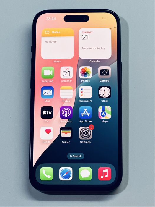 iPhone 15 Black 100% battery