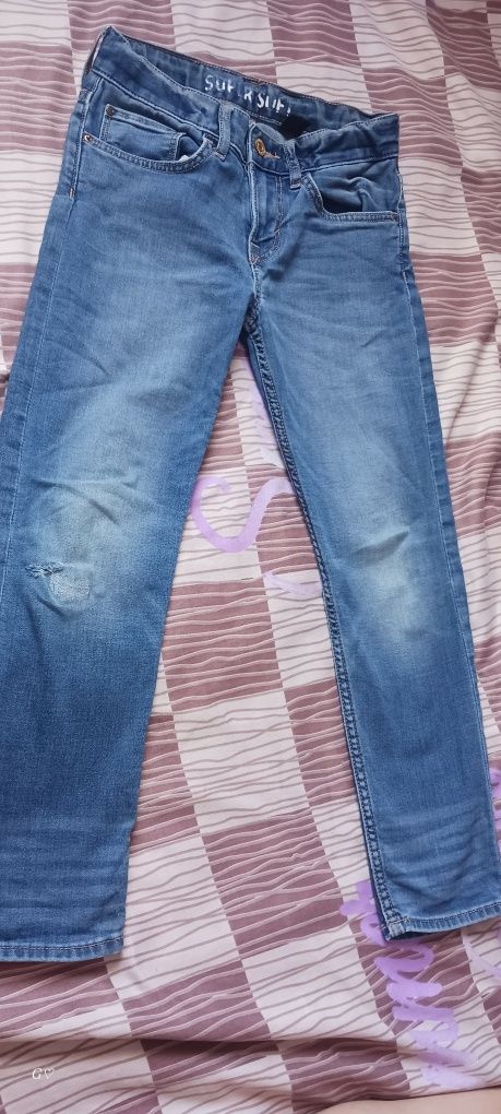 Дънки за момче 134 H&M,  регулируеми