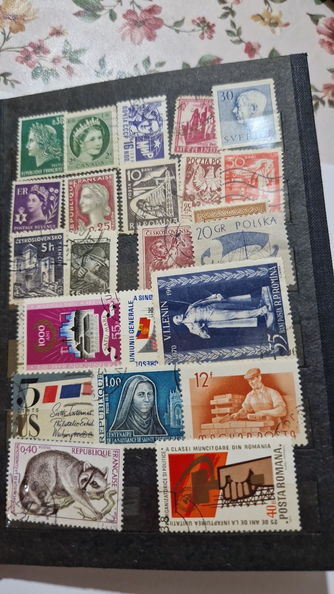 Clasor timbre vechi diferite tari