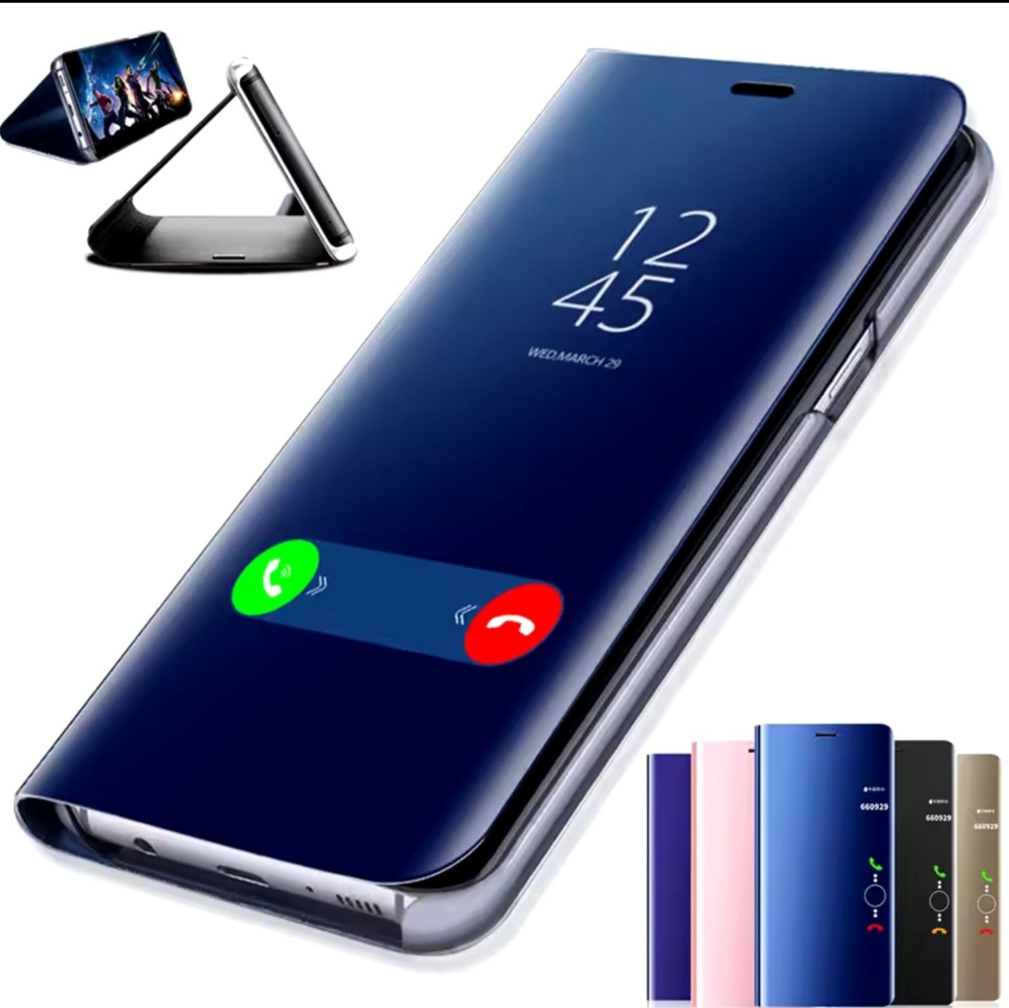 Калъф тефтер - Samsung S21 Ultra - CLEAR VIEW