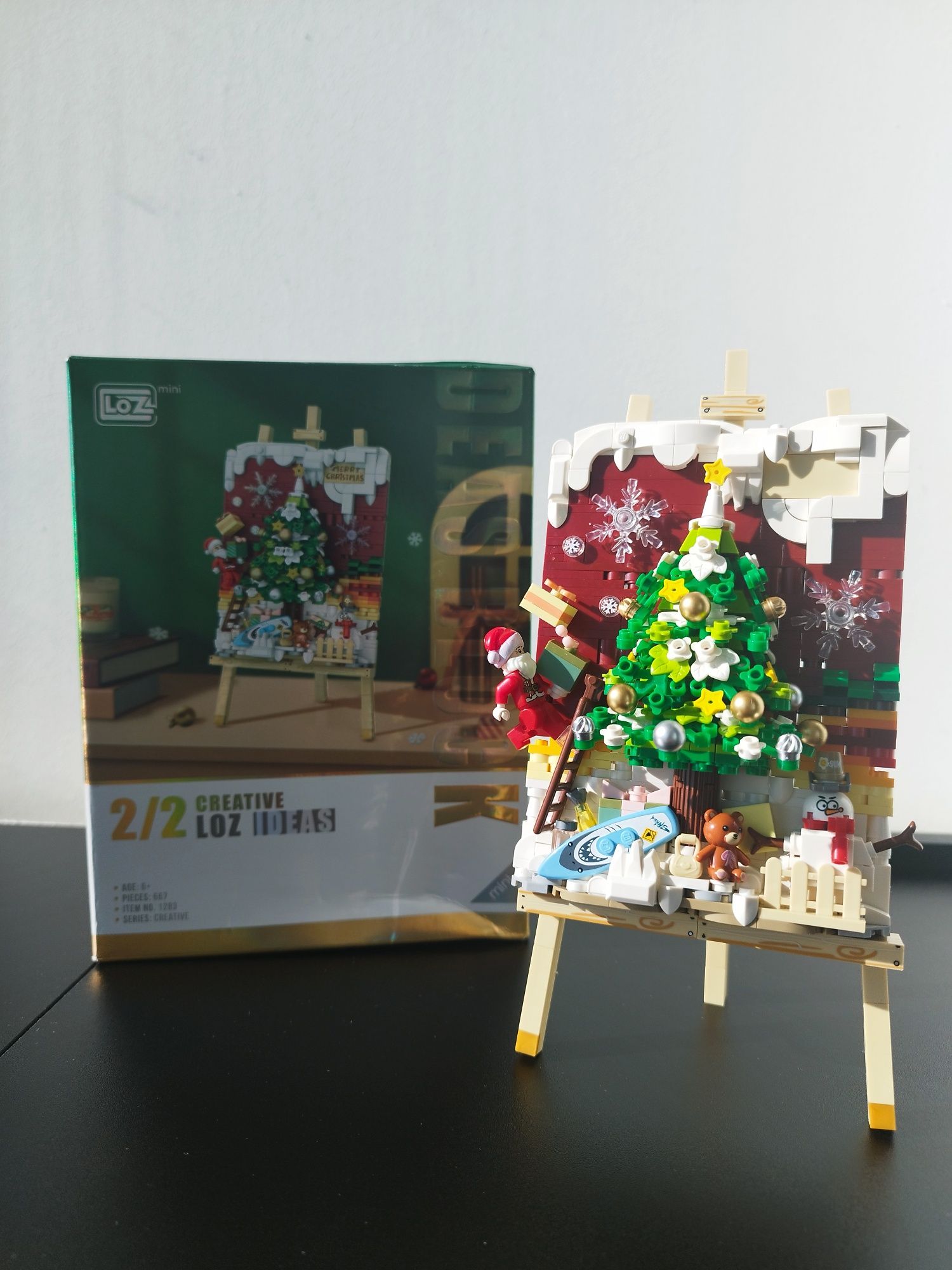 Конструктор от типа Lego - Коледна картина