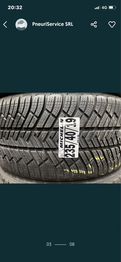 235/40/19 Michelin M+S