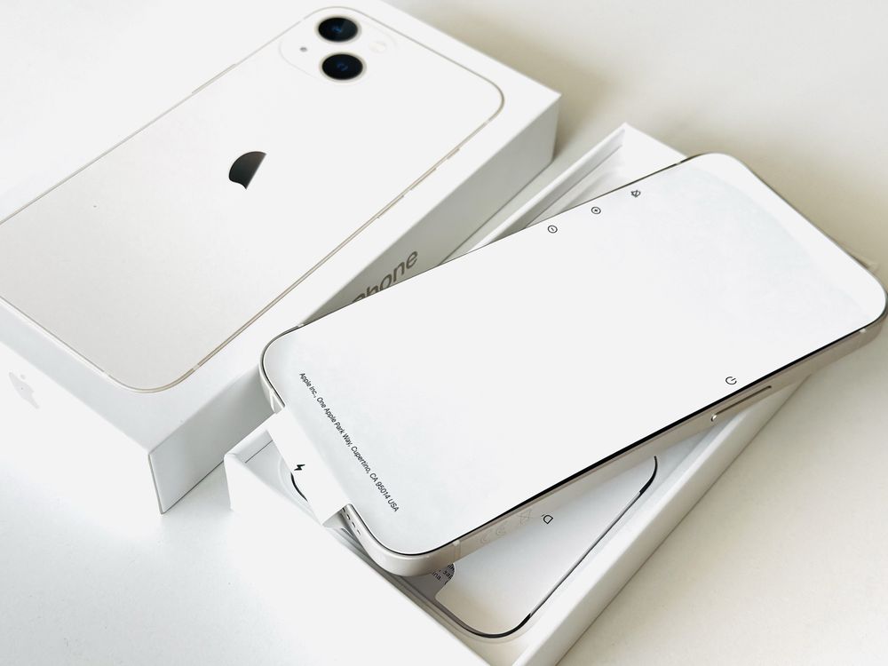 НОВ! Iphone 13 128GB White 100% Батерия! Гаранция 6 месеца
