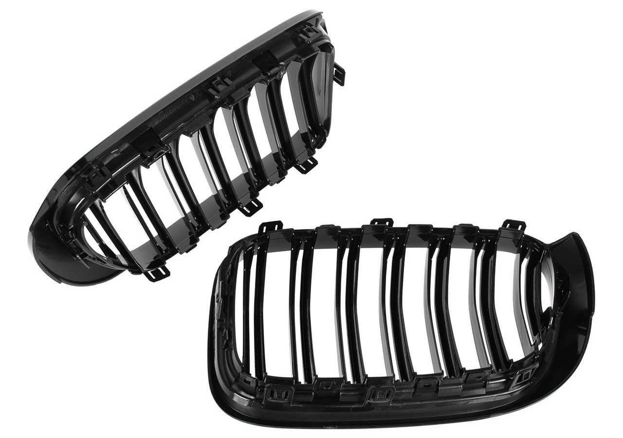 Grile duble BMW X3 X4 F25 F26 - Negru Lucios