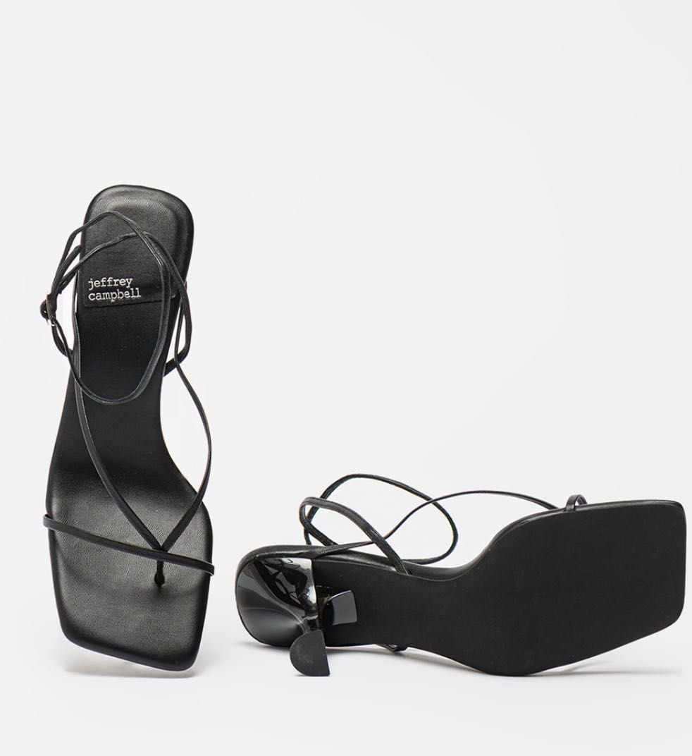 Jeffrey Campbell кожени сандали Fluxx