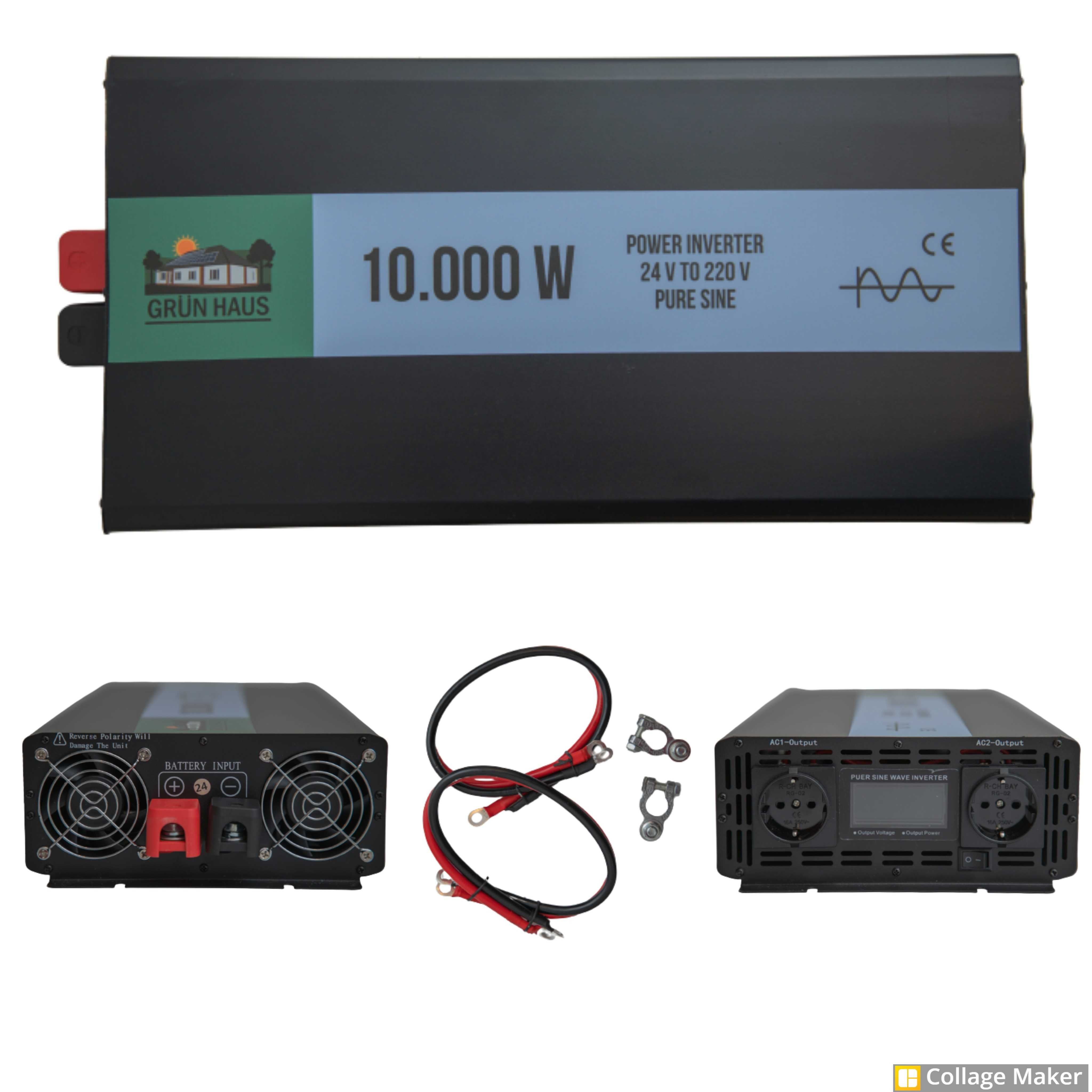 Invertor Sinus Pur 2500, 3000, 4000, 5000, 6000, 8000, 10000 W 12V/24V