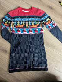 NEXT Rochie tip pulover Craciun 7-8 ani 128 cm