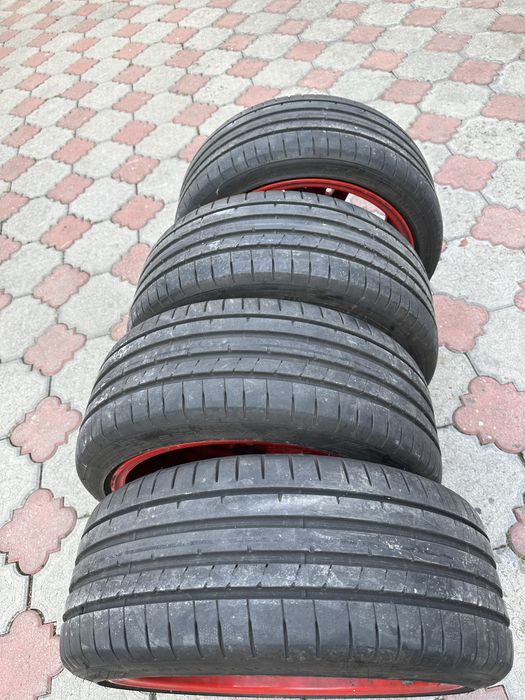 Jante R18 5x112 cu anvelope ca noi Mercedes Audi VW Skoda
